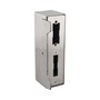 Stahl Gegenkasten f�r Kastenschloss - blank - 172 x 60 x 50 mm - mit V2A Schlie�blech - vorbereitet f�r E-�ffner - sandgestrahlt