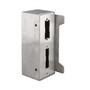 Stahl Gegenkasten f�r Kastenschloss - blank - 172 x 60 x 60 mm - mit V2A Schlie�blech - vorbereitet f�r E-�ffner - sandgestrahlt