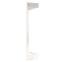 V2A Anschlagblech flach - 245 x 35 x 6 mm - rechts & links verwendbar - f�r Rohrrahmenschloss - Edelstahl 1.4301