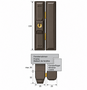 Fenstersicherung FTS88 - Zusatzsicherung f�r Fenster und Fenstert�ren - mit Schl�ssel - VdS anerkannt - Gleichschlie�end