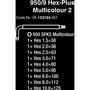 WERA 950/9 Hex-Plus Multicolour 1 Christmas 2023 - 9-teilig - Innensechskant-Winkelschl�ssel-Set