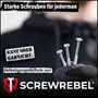 Screw Rebel Spanplattenschraube mit Teilgewinde - Typ-17 Cut-Spitze - Senkkopf - TX-Antrieb - verzinkt