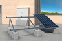Solar-Montage-Bausatz - Aluminium-Aufst�nderung, Schnellspanner - Neigung 25-/30-/35- - Rahmen 30/35/40 mm - DIN 7504-K A2 - 1 Set