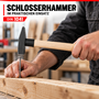 Schlosserhammer DIN 1041 - Hickory-Stiel - Stielschutzh�lse - deutscher Kopf - 300 g / 500 g / 1000 g
