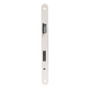 INTRA-TEC Korridor-Einsteckschloss - f�r Wohnungst�ren & Holzt�ren, Dorn 55 mm, Entfernung 72 mm, DIN Links/Rechts, wei� lackierter Stulp 20x235 mm, PZ gelocht