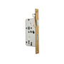 Bever Korridor-Einsteckschloss Buntbart - Stulp 24 x 235 mm - Dornma� 55 mm - Entfernung 72 mm - zweitourig - DIN links oder DIN rechts
