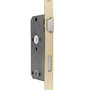 Badezellenschloss - Stulpe 20x235 mm Messing kantig - Dornma� 55 mm - Entfernung 78 mm - Zinkdruckguss - DIN rechts oder DIN links