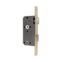 Badezellenschloss - Stulpe 20x235 mm Messing kantig - Dornma� 55 mm - Entfernung 78 mm - Zinkdruckguss - DIN rechts oder DIN links