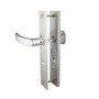 Wechsel Sicherheitsgarnitur - kantig - PZ 72 mm - F1 silber eloxiert - Knauf/Dr�cker - f�r bis zu T�rst�rke 40 mm T�ren