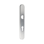 PZ Austausch-Schild Silber - 240 x 35 mm - 72 mm Entfernung - Innen- & Au�enschild aus Leichtmetall