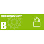 ABUS FO400A Fenstergriff-Schloss - braun - mit Alarmfunktion - AL0125 - verkrallender Stahlriegel - VdS & DIN gepr�ft