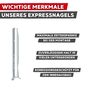 Express-Nagel - verzinkt - vormontiert - f�r Beton & Mauerwerk