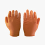 Ulith - EdgeGrip-Handschuhe, Typ 85/PF, puderfrei, orange, Gr��e L, 50 St�ck