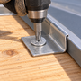 Haftenschraube 4,5 x 24 mm - Edelstahl A2 - Scheibensenkkopf - Vollgewinde - 200 St�ck - CE