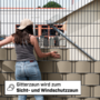 Zaunrebell Sichtschutzstreifen aus PP mit Lederprgung bzw. Perloptik zum Einflechten in Zune