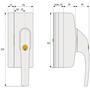 ABUS Fenster-Zusatzschloss FO400N
