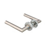 T-Form T�rdr�cker WC - Edelstahl Klasse 3 - R�ckholfeder - Rosetten  53 mm - f�r T�rst�rke 38-42 mm
