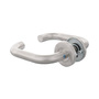 U-Form T�rdr�cker WC - Edelstahl Klasse 3 - R�ckholfeder - Cliprosetten  53 mm - f�r T�rst�rke 38-42 mm