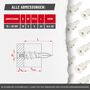 Gipskartond�bel - selbstbohrend - Nylon - PH2/PH3 - 15x33 mm - 100 Stk.
