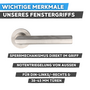 T�rdr�cker Sicura Prolock RG - Edelstahl - integrierte Verriegelung -  53 mm - RS 10 mm - f�r DIN L/R - T�rst�rke 38-45 mm
