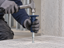 Setzwerkzeug f�r Einschlaganker - M6 bis M20 - verzinkt - ergonomischer Gummigriff - L�nge 210 mm