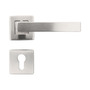 T�rdr�cker Quadros QRG - Edelstahl - Cliprosette - festdrehbar - DIN links & DIN rechts - Rosette 53 x 53 x 8 mm