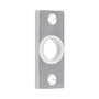 Dr�ckerrosette Alu F1 - kantig - 64 x 25 mm - St�rke 6 mm - Bohrlochabstand 50 mm
