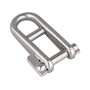 Schl�sselsch�kel mit Steg - Edelstahl A4 (AISI 316) - rostfrei - s�urebest�ndig