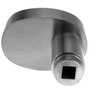 Edelstahl-Knauf oval - 40x60 mm - 8 mm Vierkant