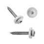 Fensterbankschrauben Edelstahl A2, wei� lackiert, RAL 9016 - 3,9 x 25mm