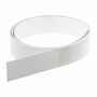 Flachleisten PVC ohne Klebestreifen wei� 2,5 mm stark Oberseite glatt Unterseite gerillt