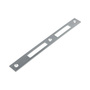 Schlie�blech f�r Rohrrahmenschloss - Stahl verzinkt - 24x245x3 mm - Entfernung 92 mm - L/R - 3x5,5 mm - 1 Stk 