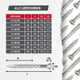 SCREW REBEL Terrassenschraube Edelstahl geh�rtet martensitisch mit Zulassung