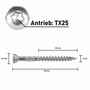 SCREW REBEL Terrassenschraube Edelstahl geh�rtet martensitisch mit Zulassung