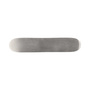 T�rdr�cker Edelstahl massiv - 120 x 25 mm - oval - 8 mm Vierkantaufnahme - links/rechts verwendbar