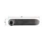 T�rdr�cker Edelstahl massiv - 120 x 25 mm - oval - 8 mm Vierkantaufnahme - links/rechts verwendbar