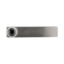 T�rdr�cker Edelstahl massiv - eckige Form - 120 x 25 mm - Vierkant 8 mm - links / rechts verwendbar