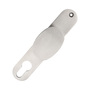 Edelstahl-Knauf oval fest mit Langschild - V2A - 72 mm Entfernung - 67 mm Schraublochabstand