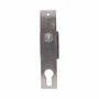 Edelstahl-Knauf eckig mit Langschild PZ - 32 x 156 x 6 mm - 72 mm Entfernung - 67 mm Schraublochabstand - V2A