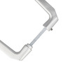 Dr�ckerpaar Aluminium F1 - 8 mm Vierkant - 90 mm Stiftl�nge - f�r Kastenschl�sser