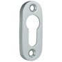 Schl�sselrosette f�r Schmalrahmen - oval - Aluminium gestanzt - 7 mm hoch - 50 mm Bohrlochabstand