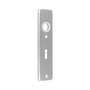 Kurzschild f�r Dr�cker und Buntbart-Schl�ssel - Aluminium F1 - 55 mm Entfernung - 40 x 165 mm