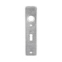 Kurzschild f�r Dr�cker und Buntbart-Schl�ssel - Aluminium F1 - 55 mm Entfernung - 40 x 165 mm