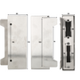 Gegenkasten Edelstahl - f�r 30 mm Rohr - 172 x 30 x 60 mm - mit Schlie�blech - vorbereitet f�r E-�ffner