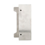 Gegenkasten Edelstahl 40 mm - mit Schlie�blech - vorbereitet f�r e-�ffner - f�r Edelstahltore