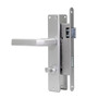 WC-T�r-Schloss Set 20x235 Din Rechts mit Griffen und Blenden F1