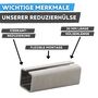 Reduzierh�lse 8 mm ? 10 mm - Metall - 30 mm L�nge - Vierkantadapter f�r T�rgriffe & Schl�sser