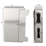 Gegenkasten f�r 40 mm Rohr - 172 x 40 x 95 mm - Edelstahl - f�r Tor- und Rohrrahmenschl�sser