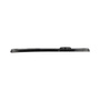 Kurzschild f�r Zimmert�r-Kastenschl�sser - 155 x 38 mm - Buntbart - 55 mm Entfernung - Hostalen Kunststoff - schwarz