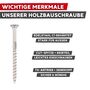 Holzbauschrauben Edelstahl C1 - Senkkopf - Teilgewinde - TX-Antrieb - ETA-zugelassen